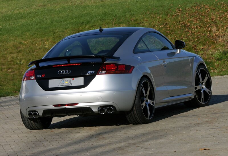silver audi tt-r with abt sportline