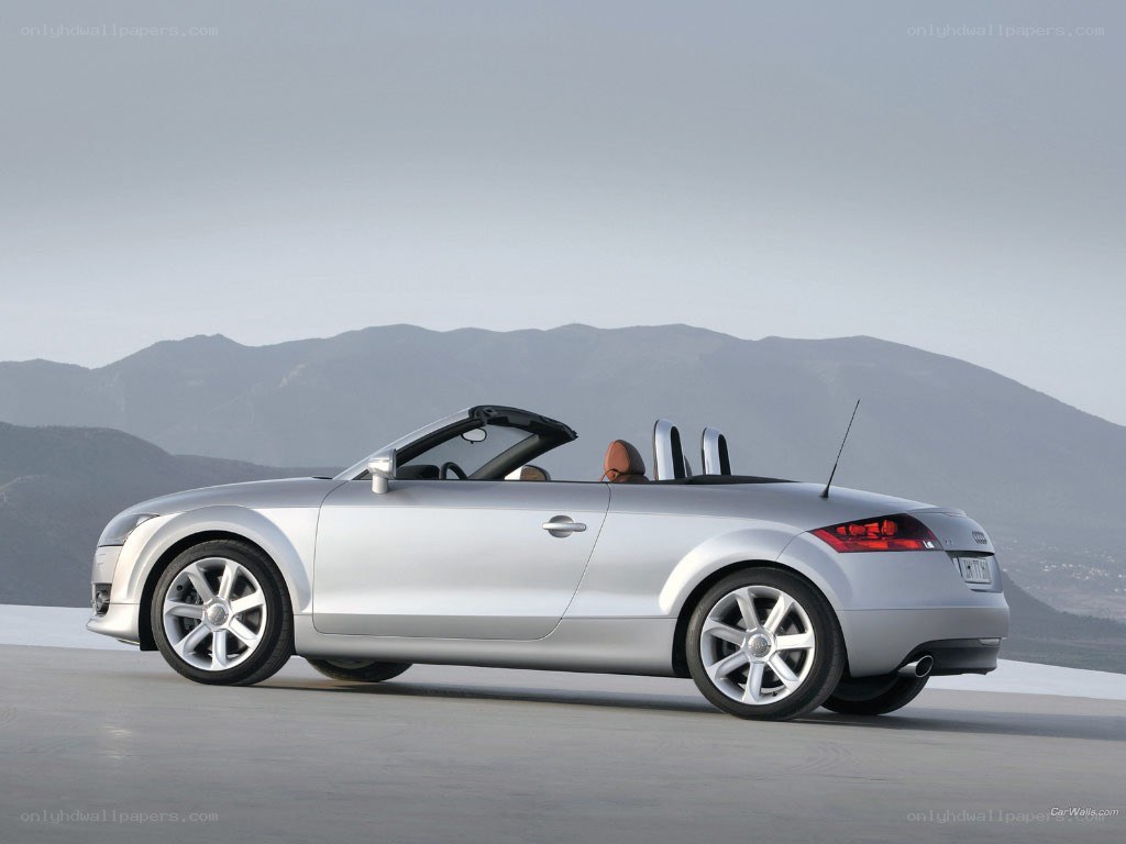 silver audi tt roadster