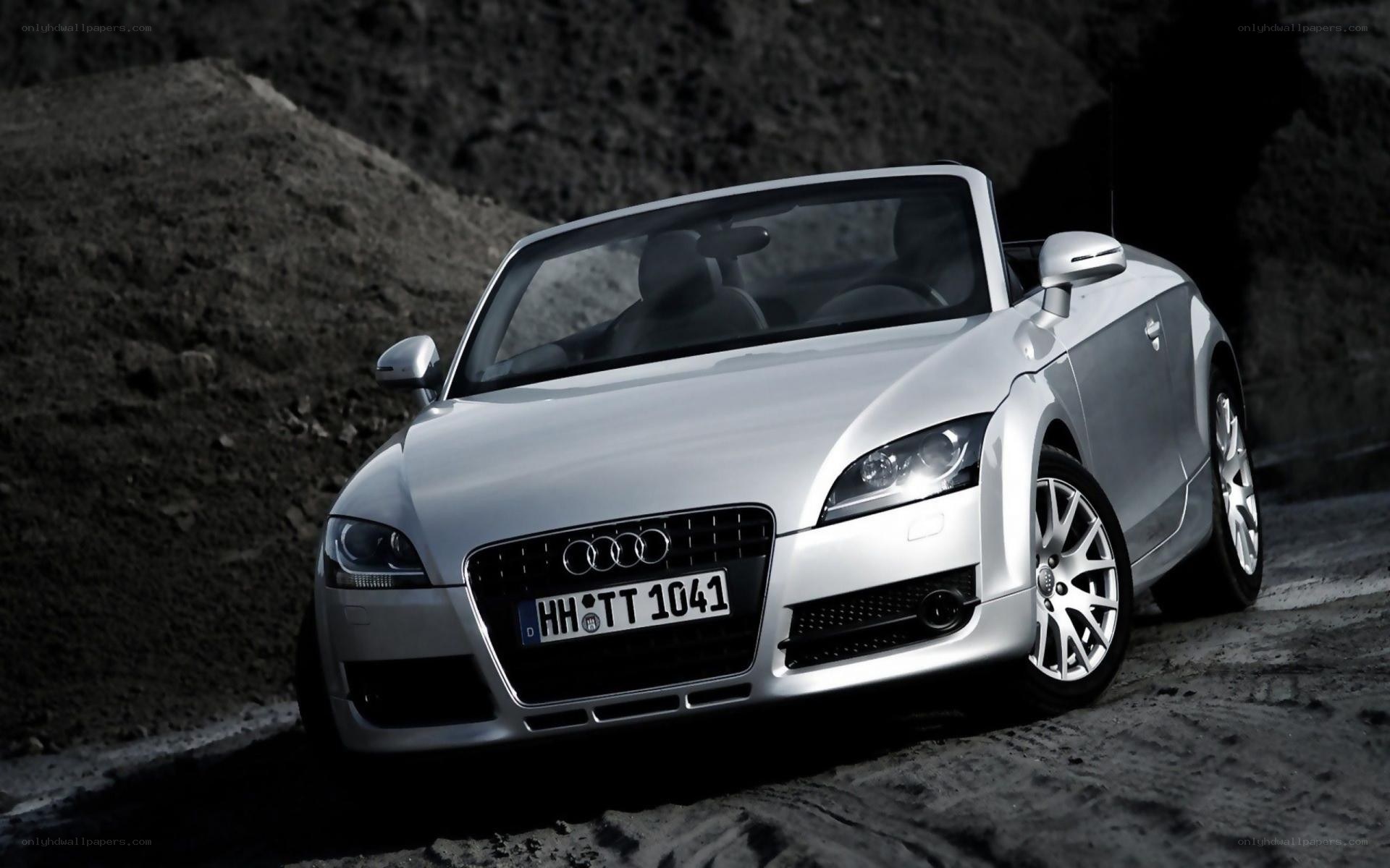 silver audi tt roadster