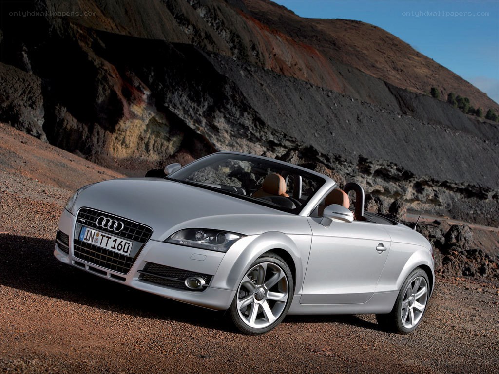 Silver Audi TT Roadster