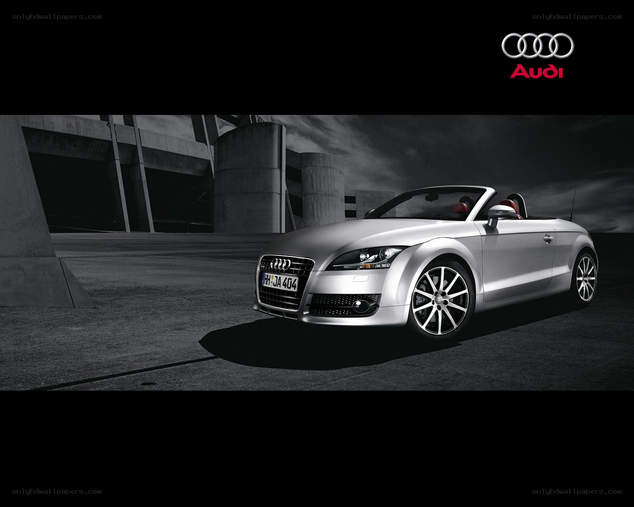Silver Audi TT Roadster