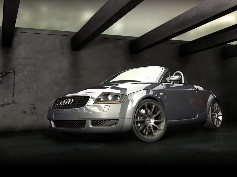 Silver Audi TT Roadster