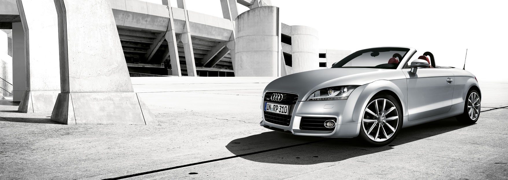 Silver Audi TT Roadster