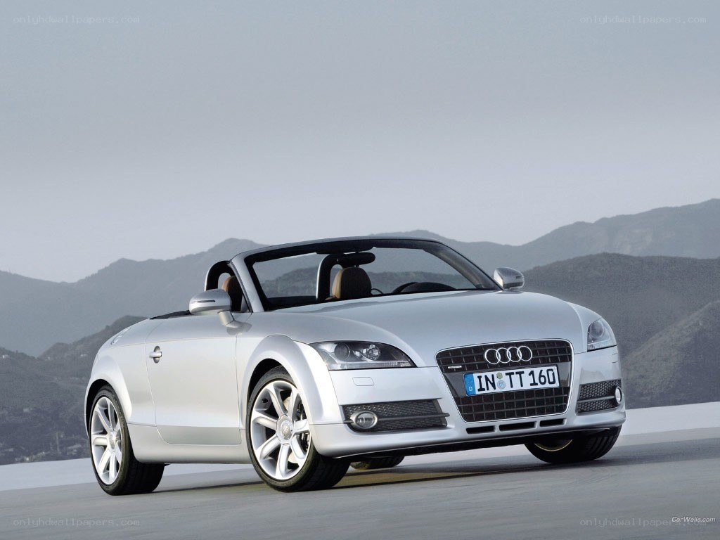 Silver Audi TT Roadster