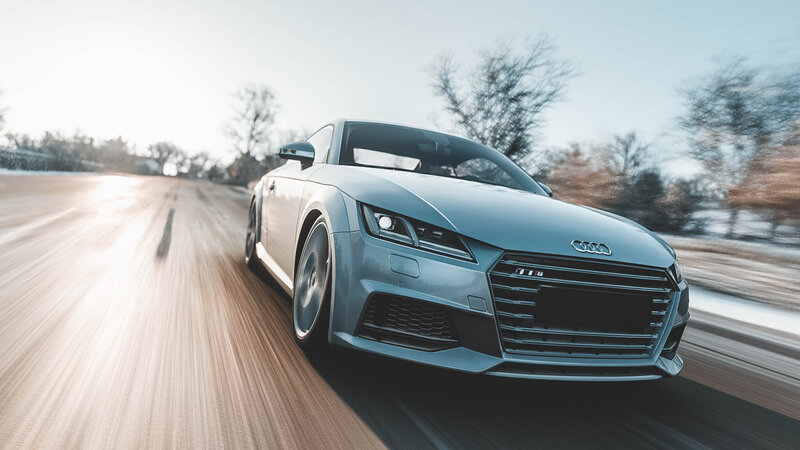 Silver Audi Tt Rs