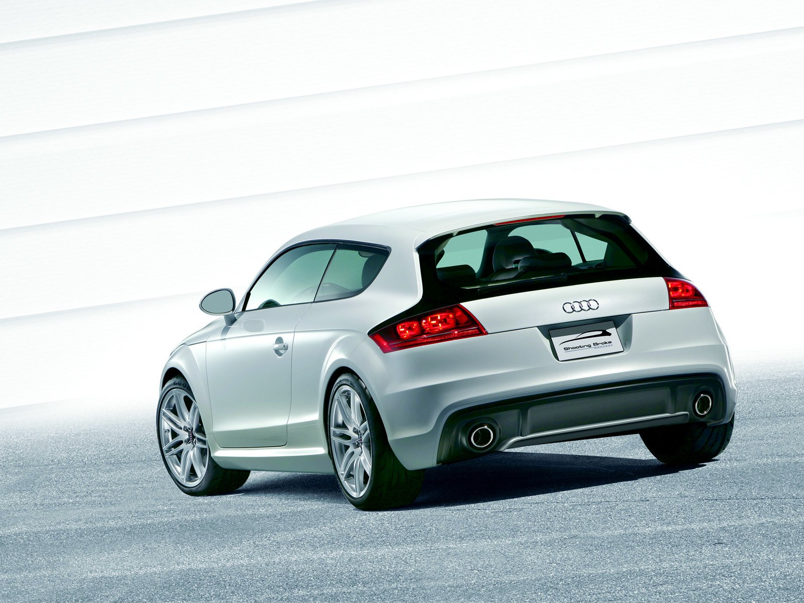 Silver Audi TT Shooting Brake