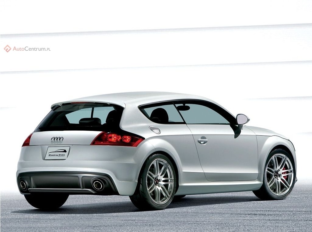 silver audi tt shooting brake