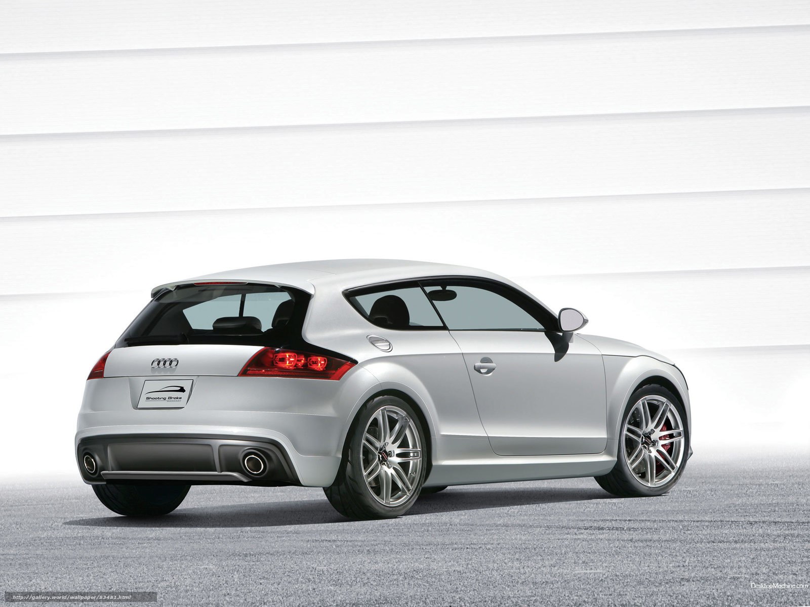 Silver Audi TT Shooting Brake