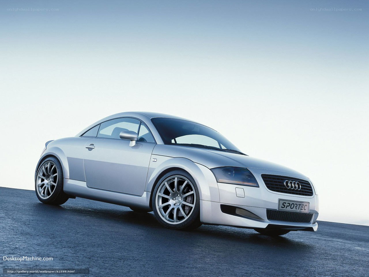 Silver Audi TT Sportec