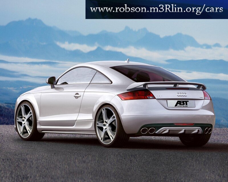 Silver Audi TT with ABT Sportsline