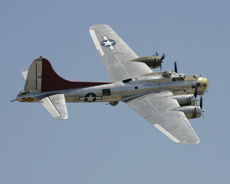 Silver B-17 Bomber