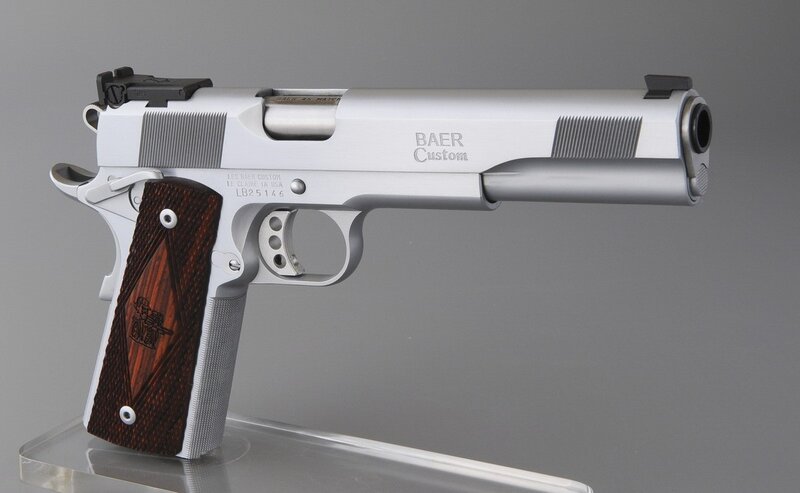 silver baer custom pistol