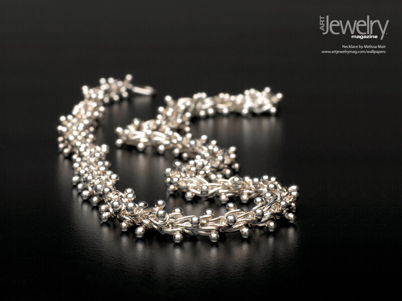 Silver Beaded Necklace