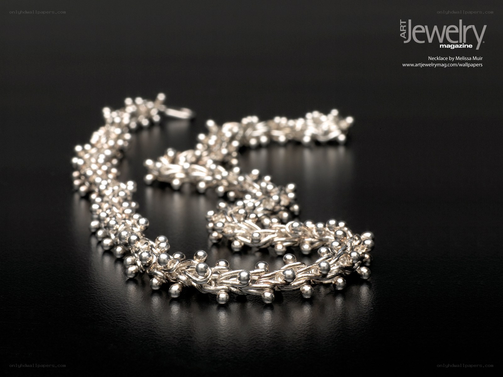 Silver Beaded Necklace