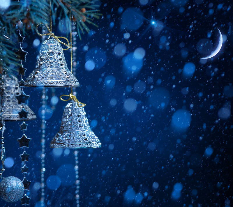 Silver Bells on Tree