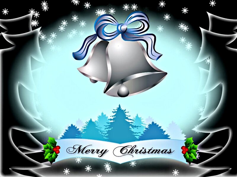 Silver Bells with Bow