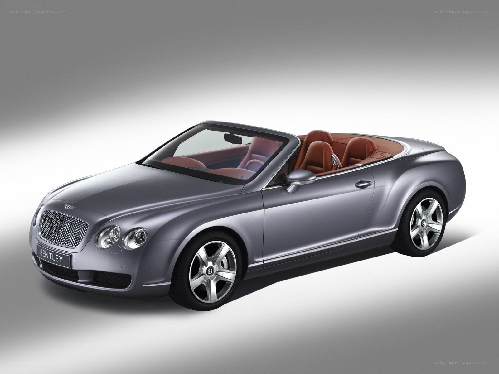 Silver Bentley Continental GTC