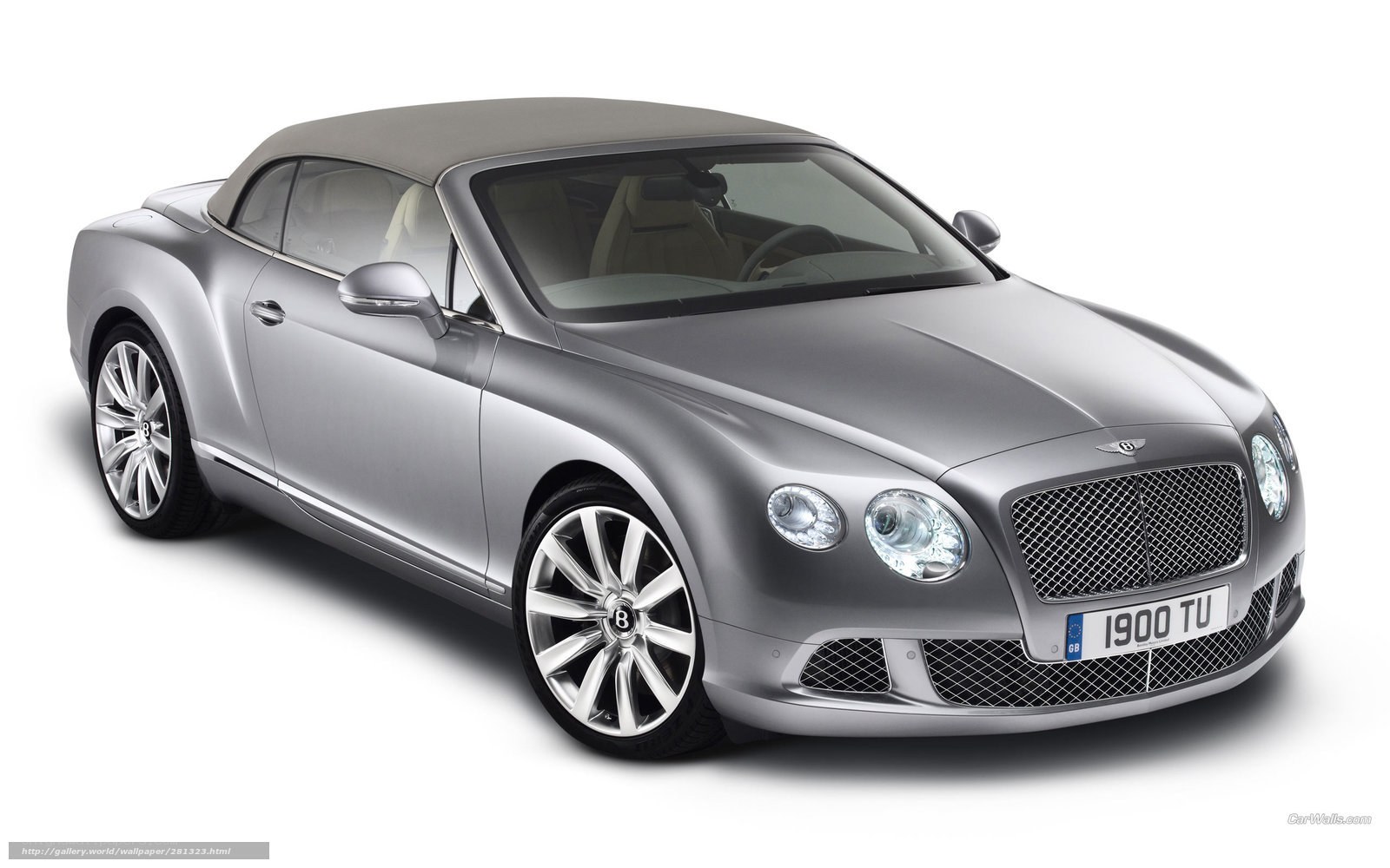silver bentley convertible