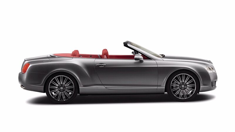 silver bentley convertible