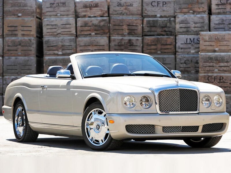 Silver Bentley Convertible — Calm
