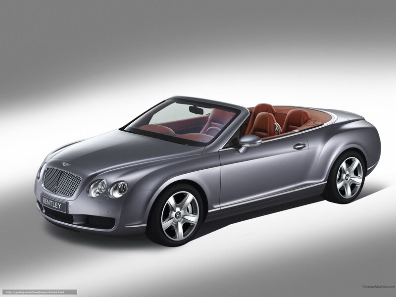 Silver Bentley Convertible — Gray