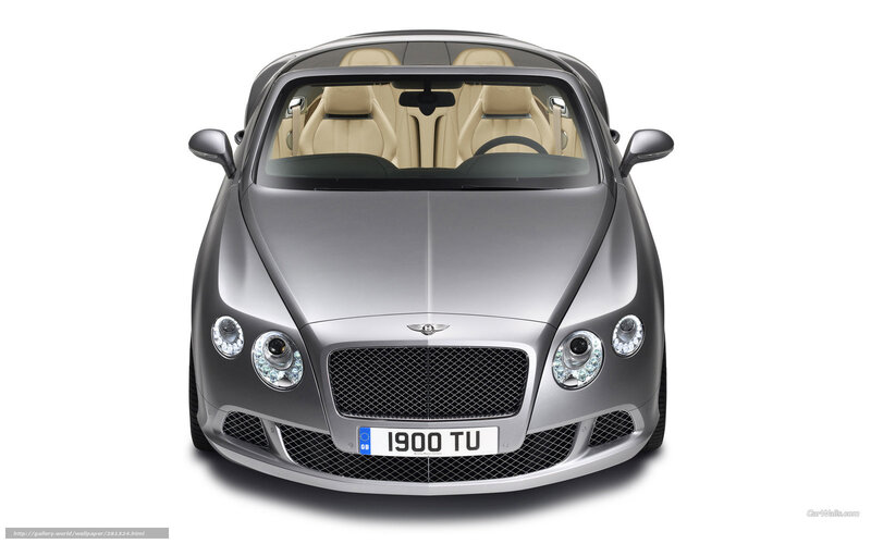 Silver Bentley Convertible — Neutral, Photograph, Car, Seats