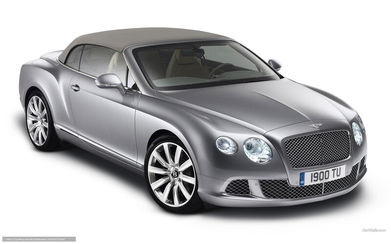 Silver Bentley Convertible — Neutral, Photograph, Car