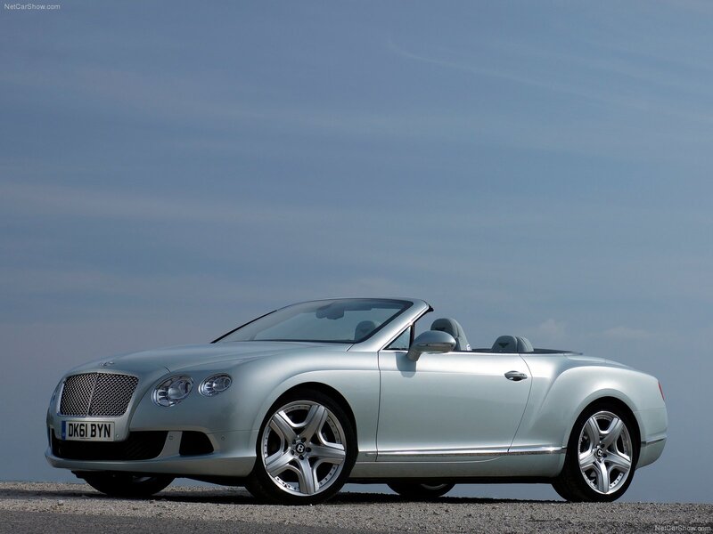 Silver Bentley Convertible — Serene