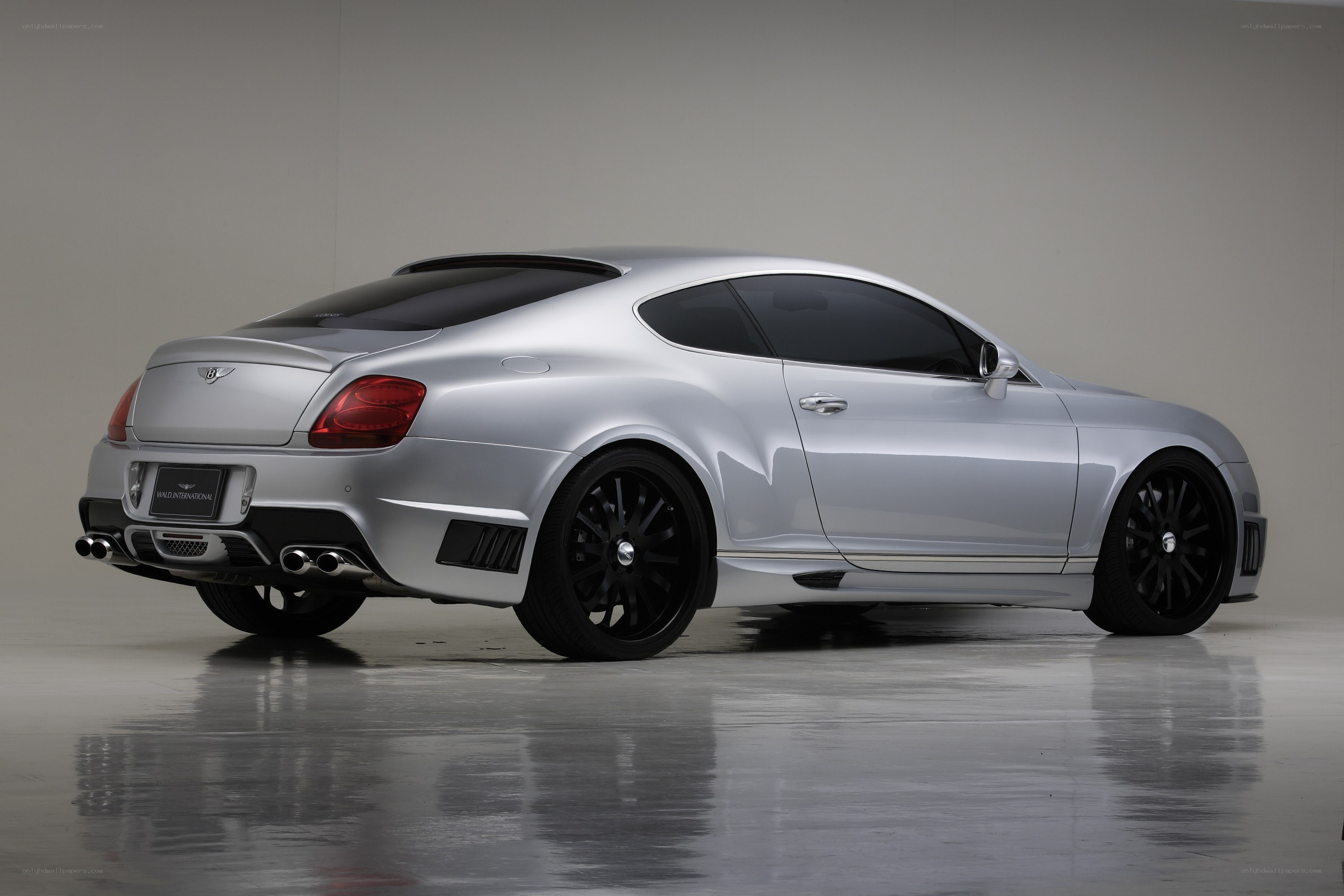 silver bentley coupe