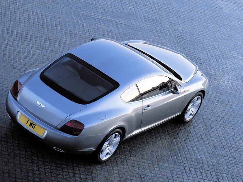 Silver Bentley Coupe — Calm, Photograph