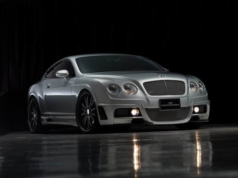 Silver Bentley Coupe — Dramatic, Photograph, Car, Lights