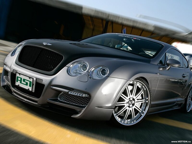 Silver Bentley Coupe — Gray, Dynamic, Afternoon, Photograph, Car, Road