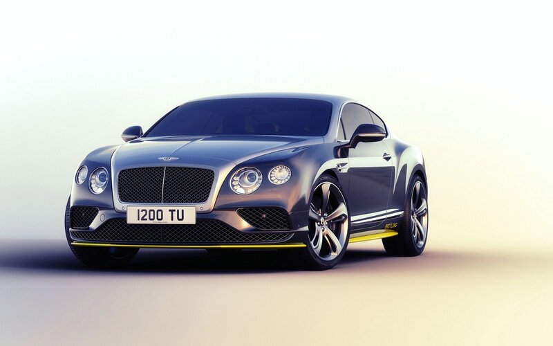 Silver Bentley Coupe — Gray, Neutral