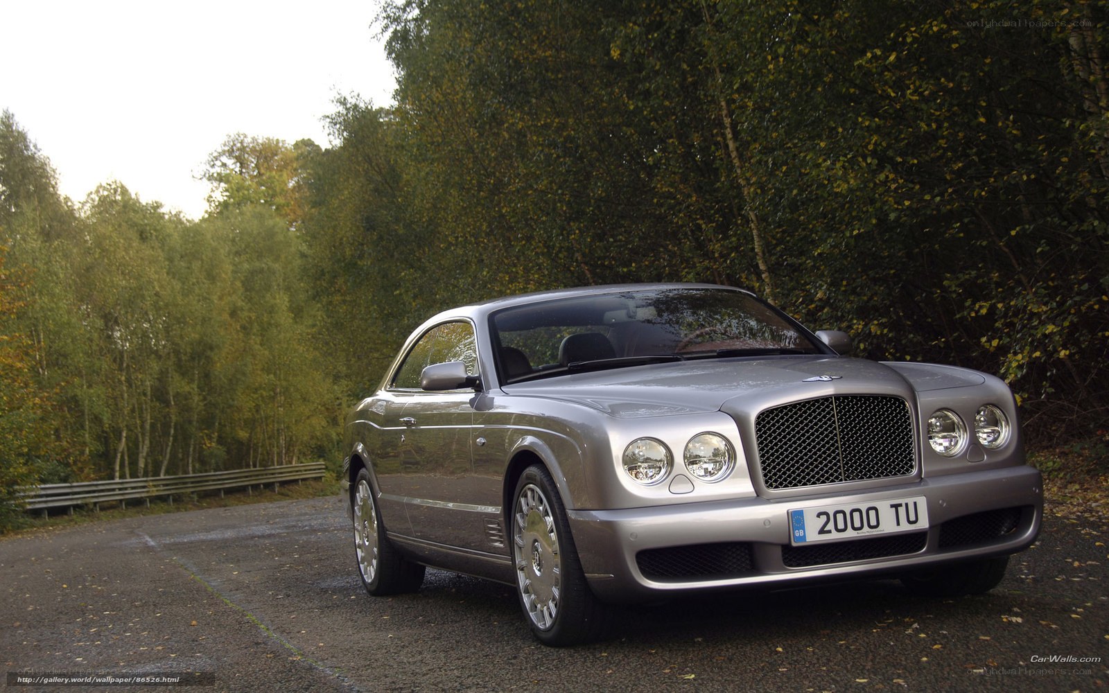 silver bentley coupe on road
