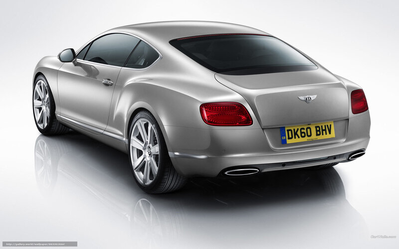 silver bentley coupe rear view