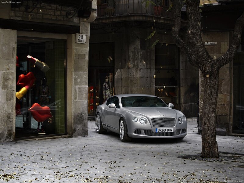Silver Bentley Coupe — Urban