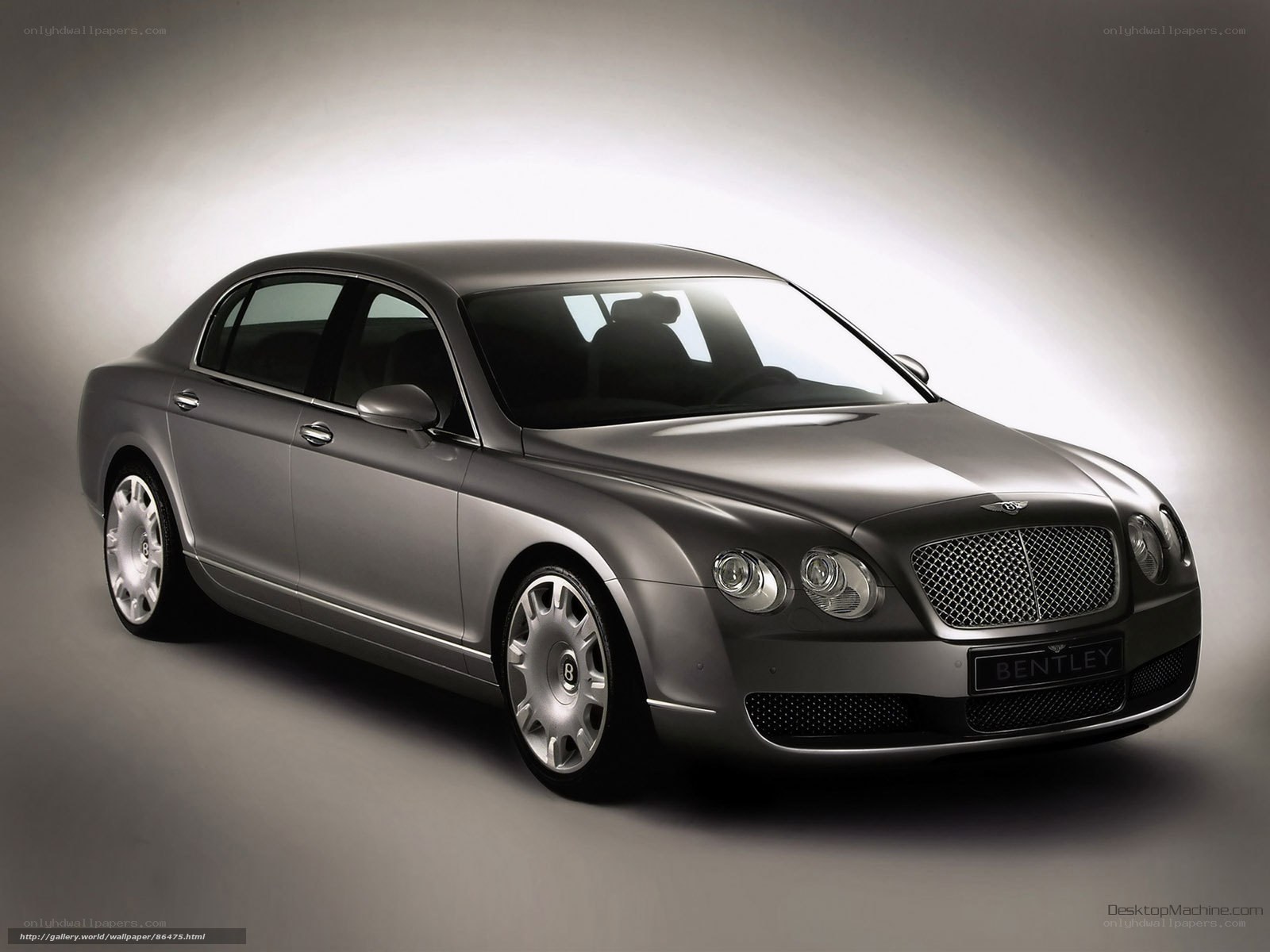 Silver Bentley Flying Spur