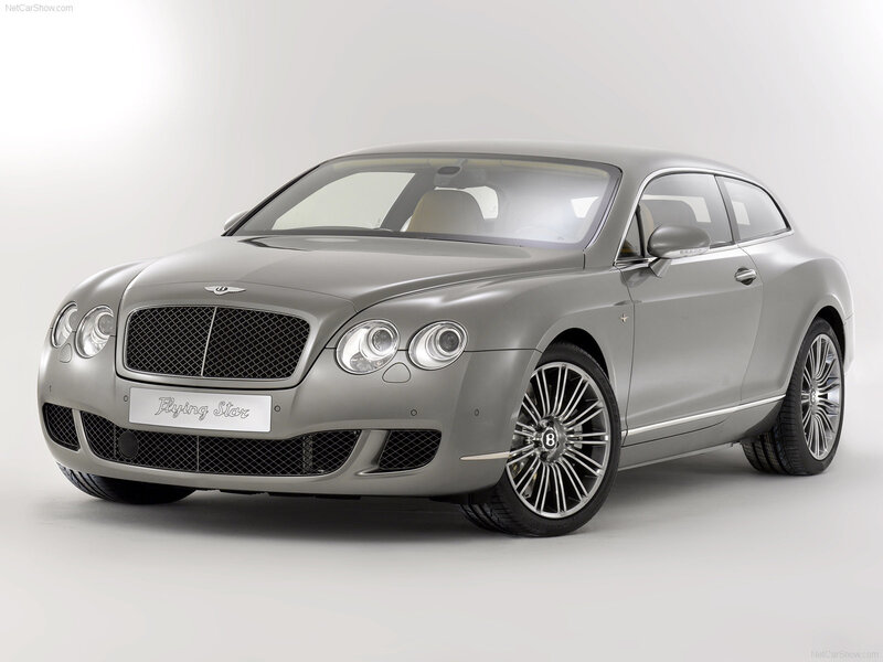 Silver Bentley Flying Star