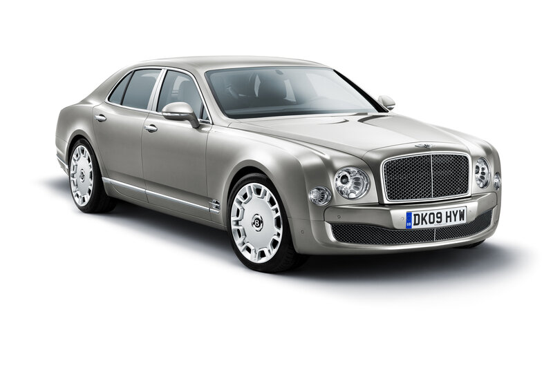 Silver Bentley Mulsanne