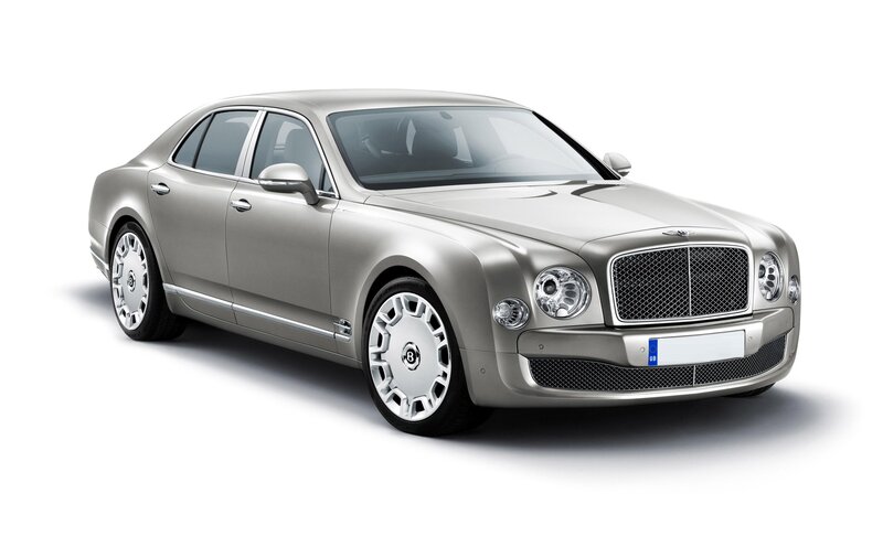 Silver Bentley Mulsanne — Neutral