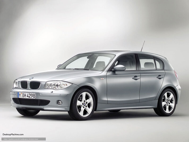 Silver BMW 1 Series