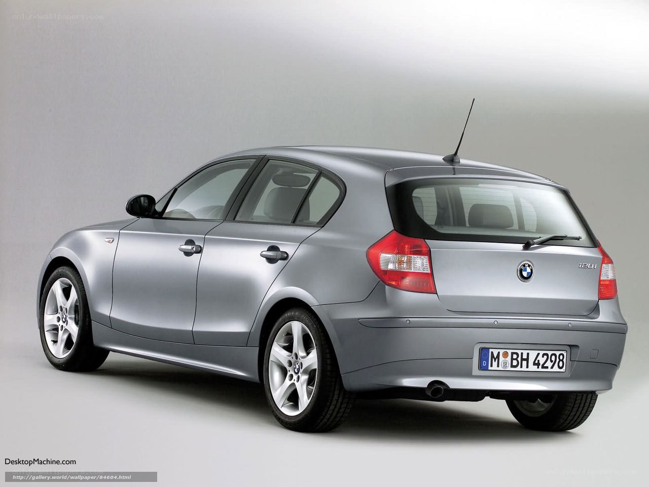 silver bmw 120i hatchback