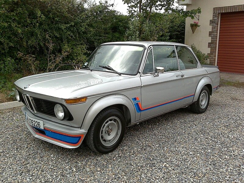 silver bmw 2002 turbo
