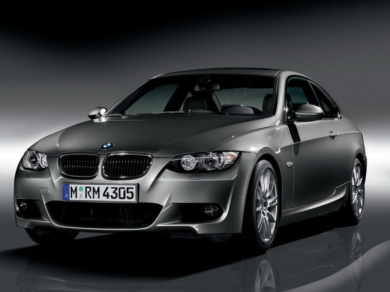 Silver BMW 3-Series Coupe