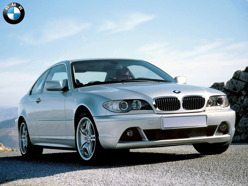 Silver BMW 3-Series Coupe
