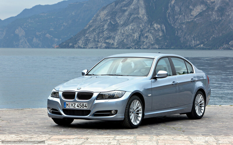 silver bmw 3 series sedan