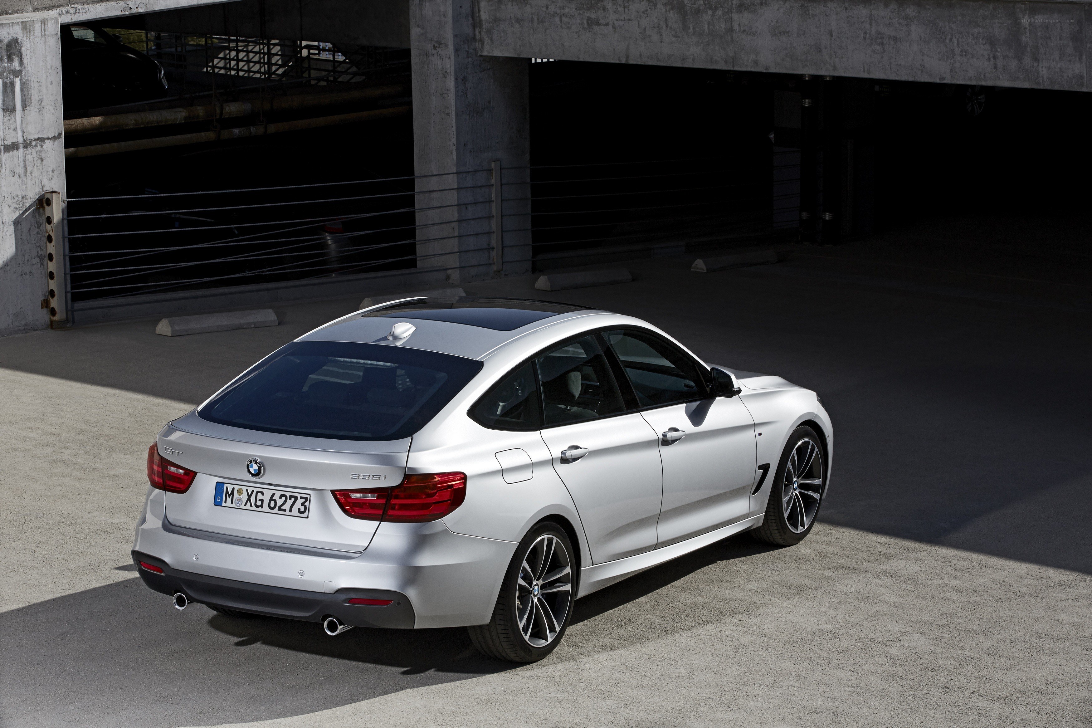 silver bmw 328i gt