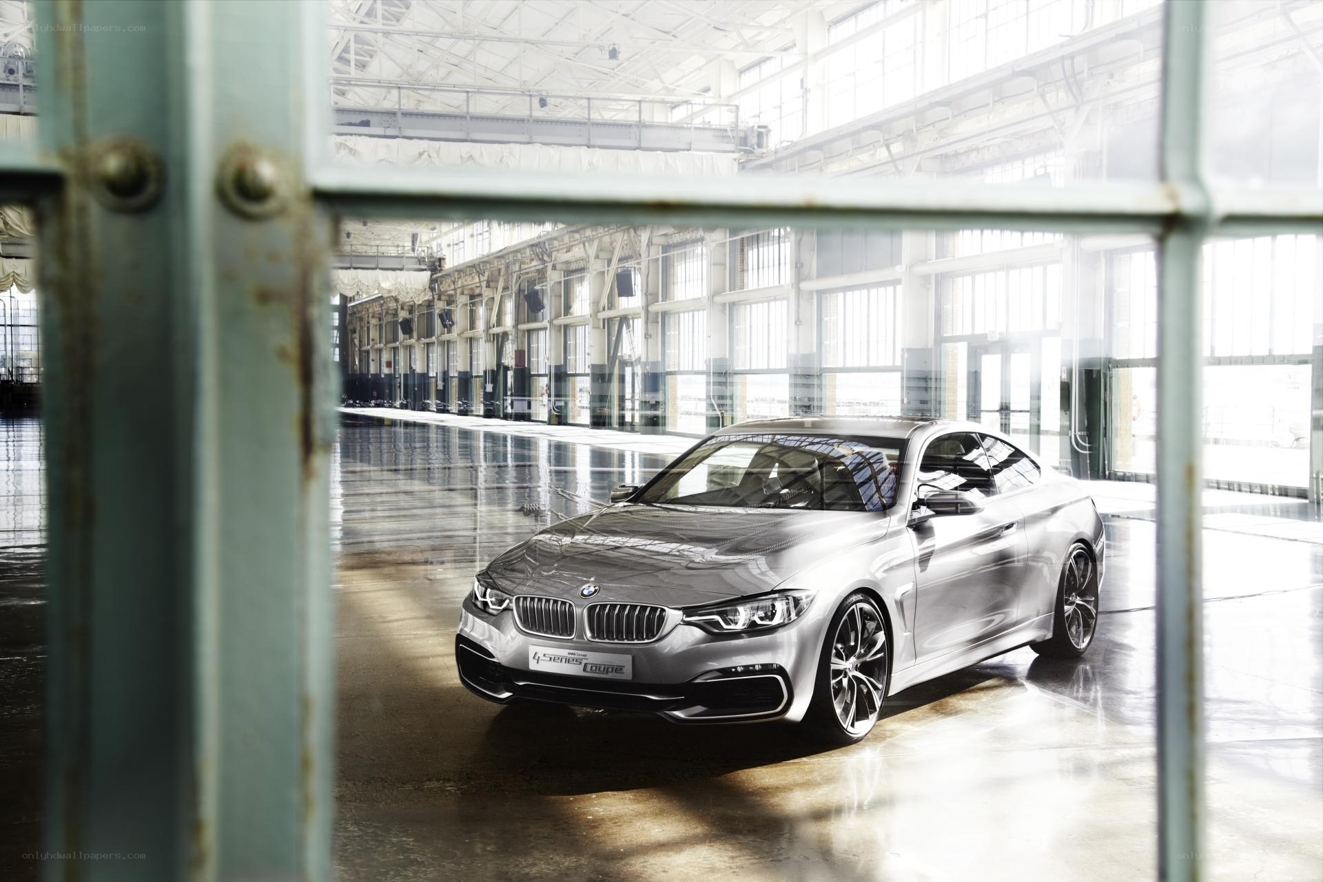 Silver BMW 4 Series Coupe