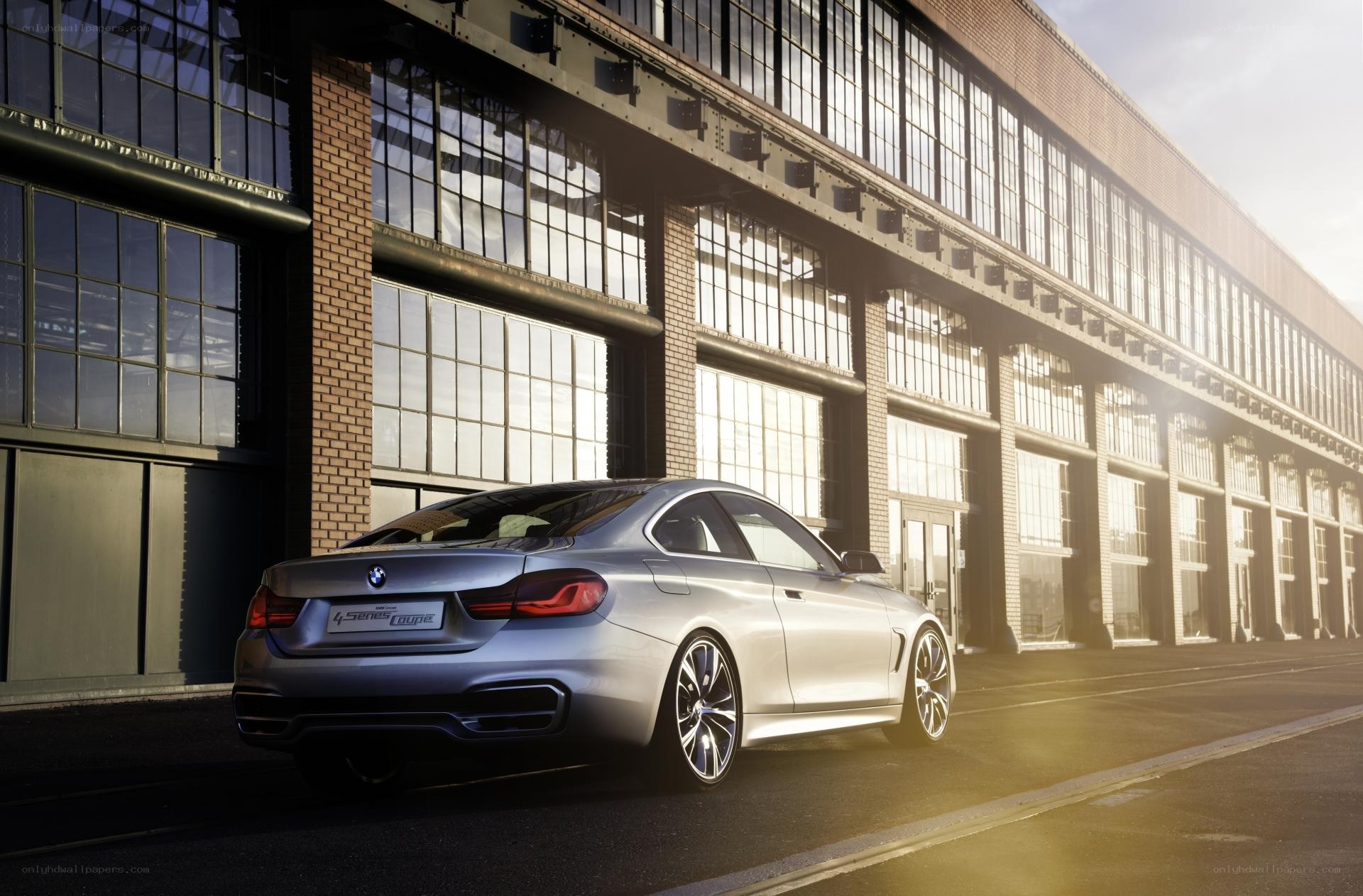 Silver BMW 4 Series Coupe