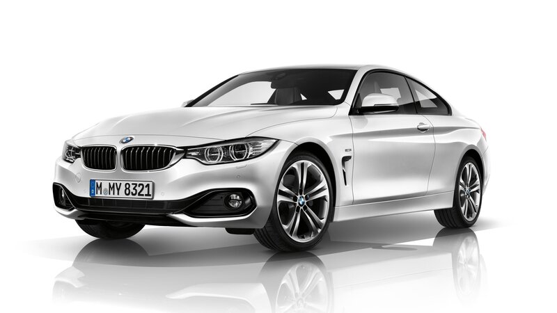 silver bmw 4 series coupe